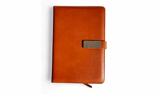 Soft PU Leather-Bound A5 Notebook