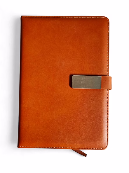 Soft PU DIARY TAN FRONT