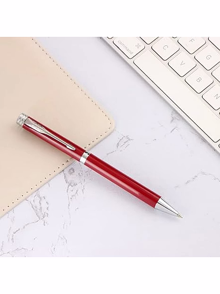 Parker Folio Standard Ball Pen with Stainless Steel Trim - Luxury Writing Accessory-Black-5