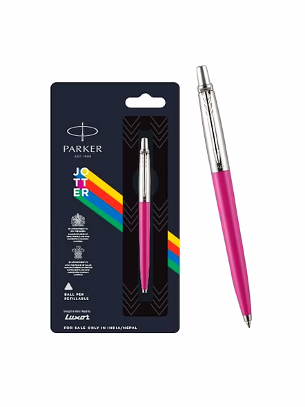 Parker Jotter Originals Ball pen With Steel Trim - Timeless Elegance and Retro Charm-Yellow-8