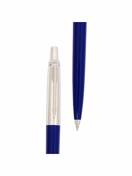 Parker Jotter Originals Ball pen With Steel Trim - Timeless Elegance and Retro Charm-Blue