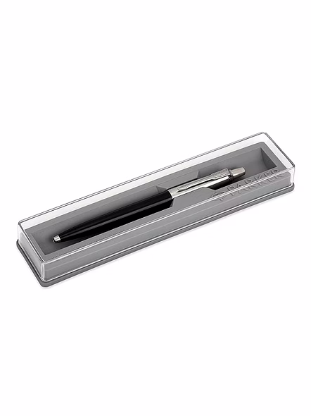 Parker Jotter Originals Ball pen With Steel Trim - Timeless Elegance and Retro Charm-Black-2
