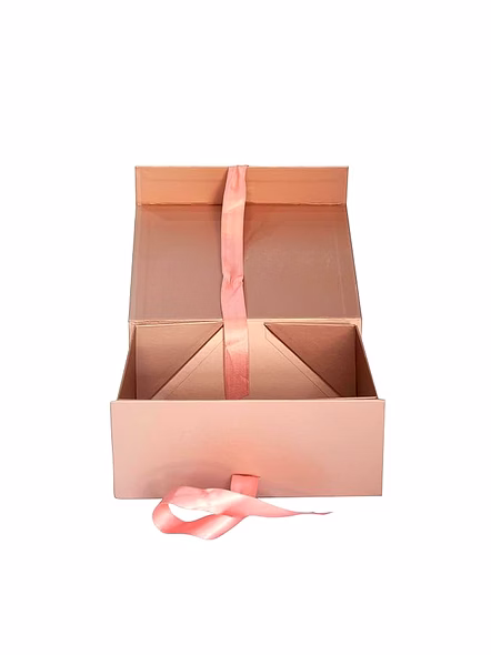 Premium Magnetic Folding Gift Box – Collapsible Rigid Gift Box with Lid (Reusable Luxury Packaging)-10x8x4-Black-1