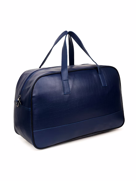 Luxury PU Leather Duffle Travel Bag - Spacious, Stylish, and Durable-Black-9