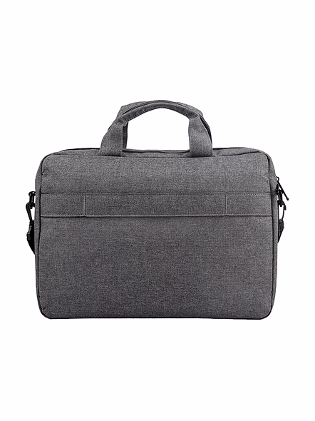Premium Grey Laptop Messenger Bag with Shoulder Strap | Slim Office &amp; Travel Briefcase-Grey-6