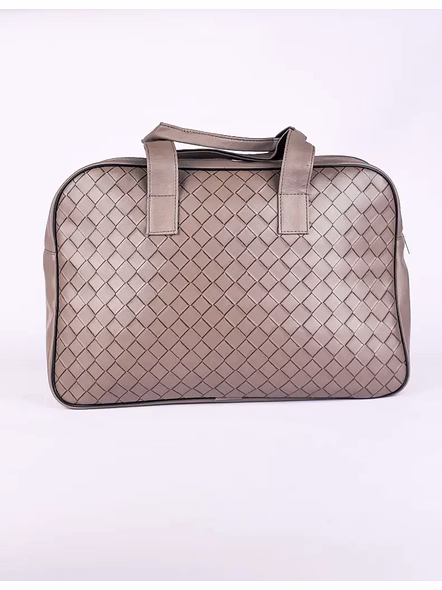 Nautica Duffle Bag Checks (#6601)-Grey-2
