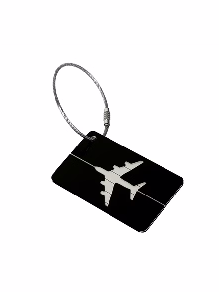 Aluminum Metal Travel Luggage Tag | Secure & Stylish Luggage Identification