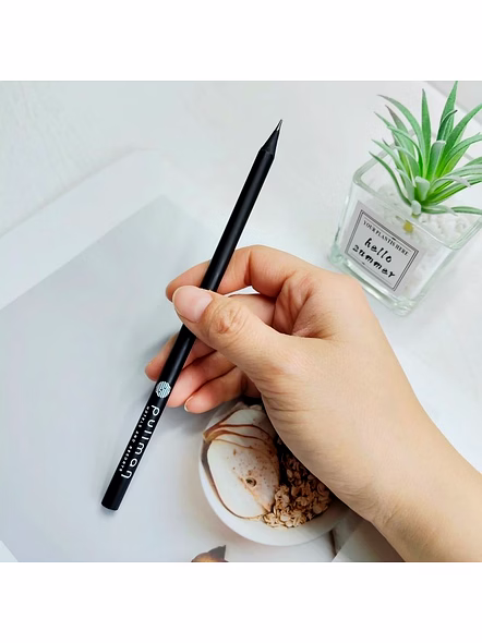 Premium Black Wood Pencil with Custom Branding-SGPC01