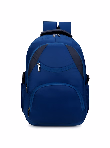 Granules Blue 18-Inch Multi-Pocket Backpack - Durable School Bag &amp; Travel Daypack-Granules