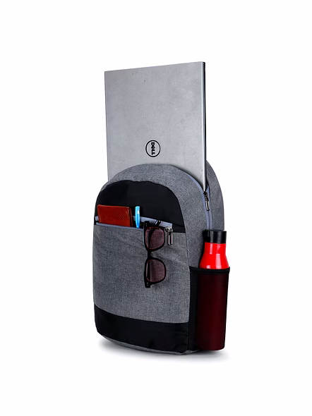 Carnival Grey &amp; Black Sleek Everyday Backpack-5