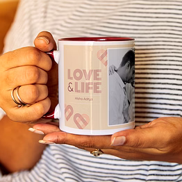 customizable inside color ceramic mug (320ml) - personalize with your logo or image