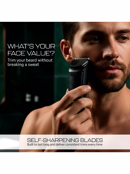 Zlade Jaws Blitz Rechargeable High-Precision Beard Trimmer | 40 Length Settings-1