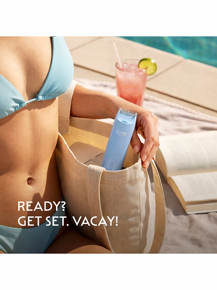 Zlade Summer Vacay | 2-in-1 Rechargeable Bikini Trimmer &amp; Face Shaver for Women-1