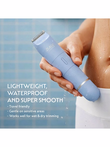Zlade Summer Vacay | 2-in-1 Rechargeable Bikini Trimmer &amp; Face Shaver for Women-5