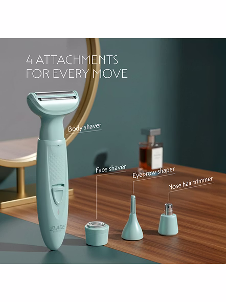 Zlade Summer Move All-in-One Trimmer for Women | Rechargeable Multigroomer-4