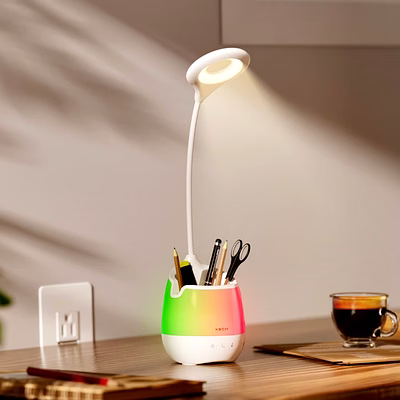 xech lumos x: multifunctional lamp with wireless speaker