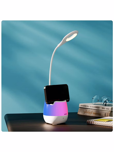 XECH Lumos - Versatile Table Lamp with Ambient Light & Smartphone Holder