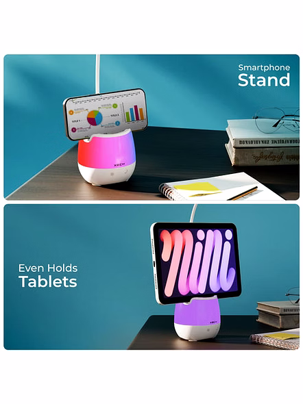 XECH Lumos - Versatile Table Lamp with Ambient Light &amp; Smartphone Holder-4