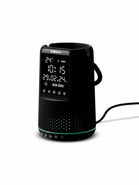 XECH Deskboss Dark Edition - Multifunctional Desk Speaker with Ambient Lighting-Xech-Deskboss