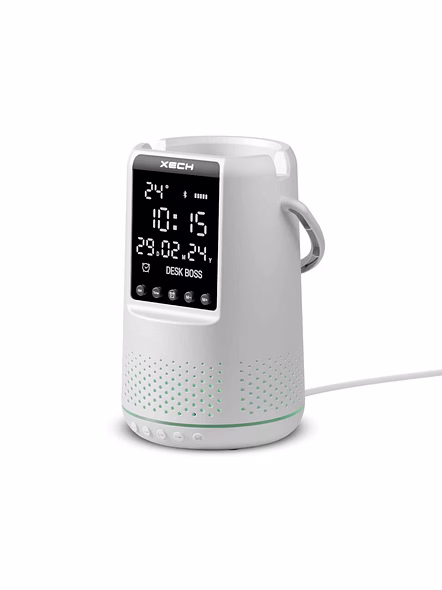 XECH Deskboss White Edition - Premium Bluetooth Speaker with Phone Holder-Xech-Deskboss-WH