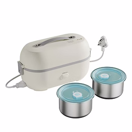 xech hot box ii - electric lunch box with safesteam™ technology