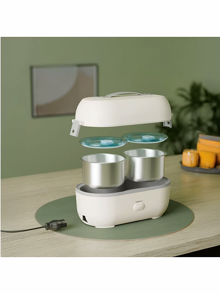 XECH Hot Box II - Electric Lunch Box with SafeSteam™ Technology-12