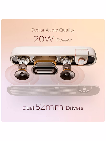 XECH Retronaut Mini Soundbar - Retro Design with Powerful Audio Experience-2