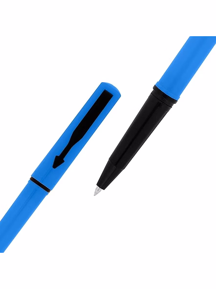 Parker Beta Neo Ball Pen with Stainless Steel Trim-Blue-4