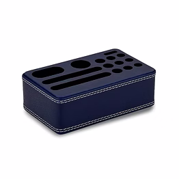 offigifts premium faux leather executive desk organizer