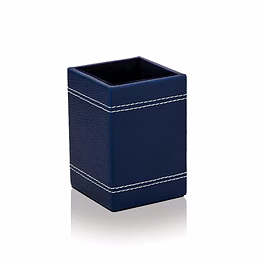 offigifts premium leather finish executive pen stand for organized workspaces