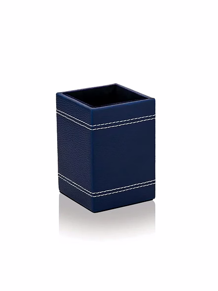 Premium Leather Finish Executive Pen Stand for Organized Workspaces-OG01-2
