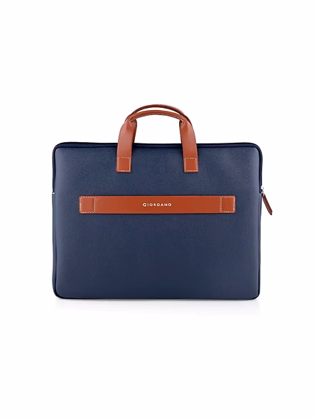 Giordano UNI Laptop Sleeve (#60500) - Stylish &amp; Protective Laptop Accessory-Navy Blue-1