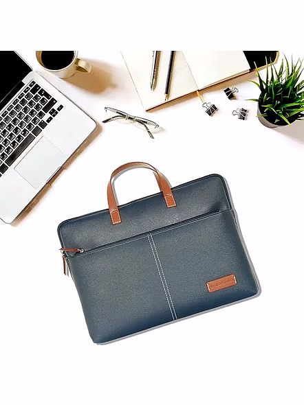 Giordano UNI Laptop Sleeve (#60500) - Stylish &amp; Protective Laptop Accessory-Navy Blue-3