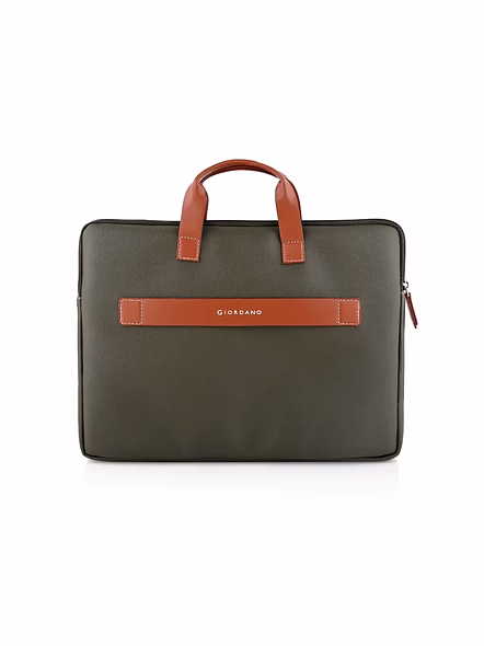 Giordano UNI Laptop Sleeve (#60500) - Stylish &amp; Protective Laptop Accessory-Green-1