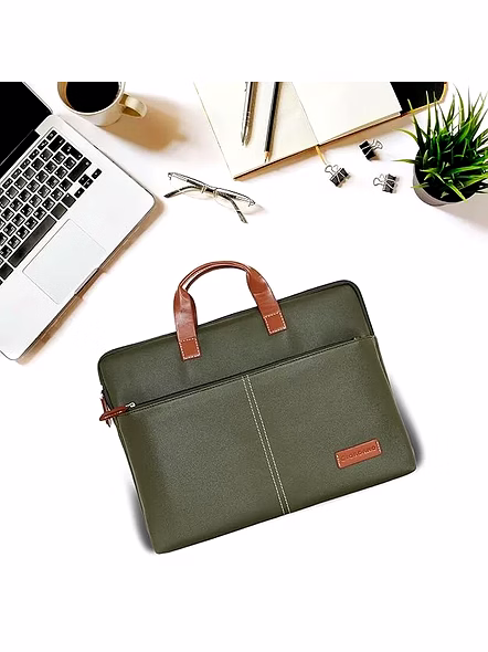 Giordano UNI Laptop Sleeve (#60500) - Stylish &amp; Protective Laptop Accessory-Green-3