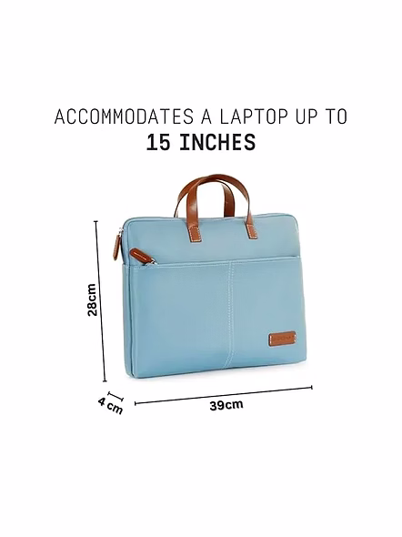 Giordano UNI Laptop Sleeve (#60500) - Stylish &amp; Protective Laptop Accessory-Sky Blue-6