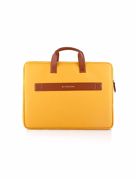 Giordano UNI Laptop Sleeve (#60500) - Stylish &amp; Protective Laptop Accessory-Yellow-1