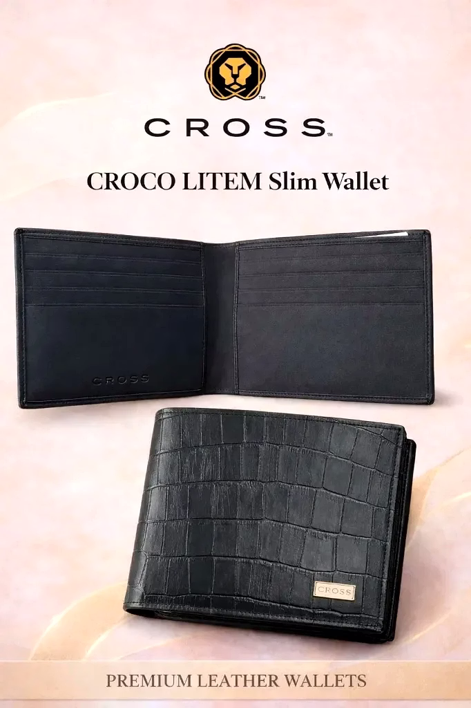 Cross Croco Liren Slim Wallet - Elegant and Functional Men's Wallet image 5