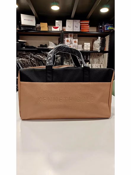 Kenneth Cole Transit Pro Duffel Bag - Stylish &amp; Functional Travel Companion-Peach-1