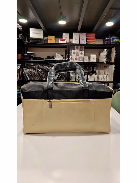 Kenneth Cole Transit Pro Duffel Bag - Stylish &amp; Functional Travel Companion-Cream-1