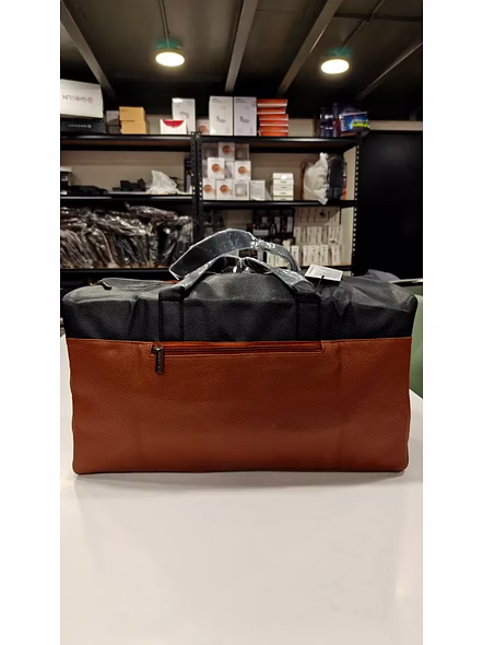 Kenneth Cole Transit Pro Duffel Bag - Stylish &amp; Functional Travel Companion-Light Brown-2