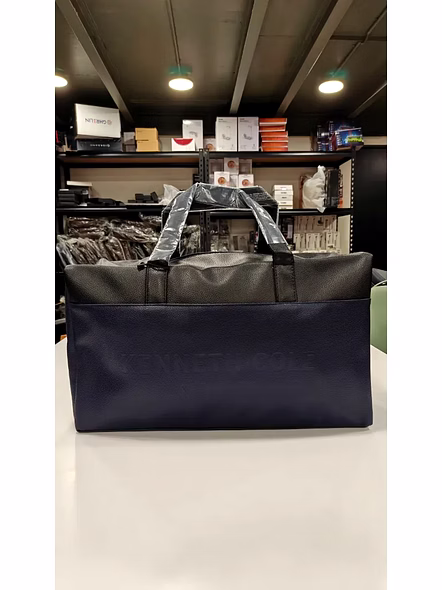 Kenneth Cole Transit Pro Duffel Bag - Stylish &amp; Functional Travel Companion-Navy Blue-1