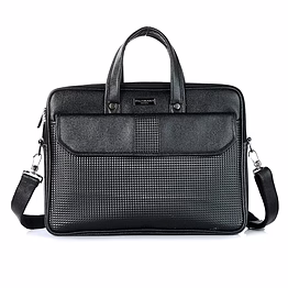 kenneth cole flap laptop bag - professional and stylish brown briefcase