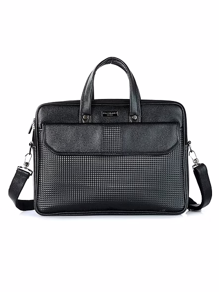 Kenneth Cole Flap Laptop Bag - Professional and Stylish Brown Briefcase-Brown-1
