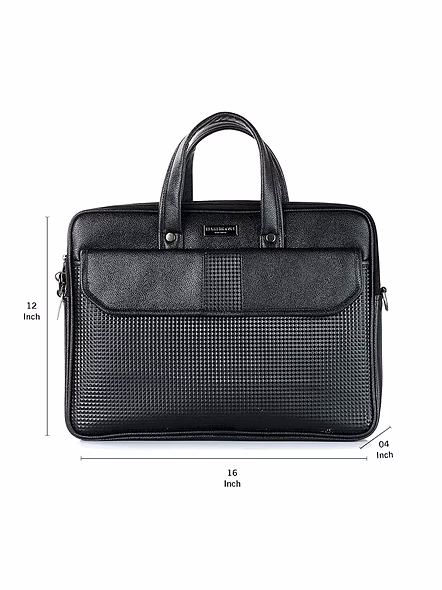 Kenneth Cole Flap Laptop Bag - Professional and Stylish Brown Briefcase-Brown-5
