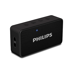 Philips BT60BK Bluetooth Wireless Portable Speaker (Black)