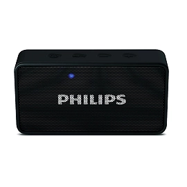 Philips BT60BK Bluetooth Wireless Portable Speaker (Black)