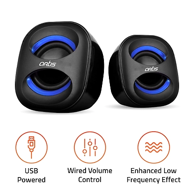Artis Mini 2.0 USB Speaker-Blue-4