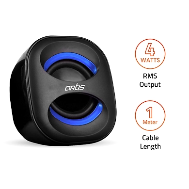 Artis Mini 2.0 USB Speaker-Blue-3