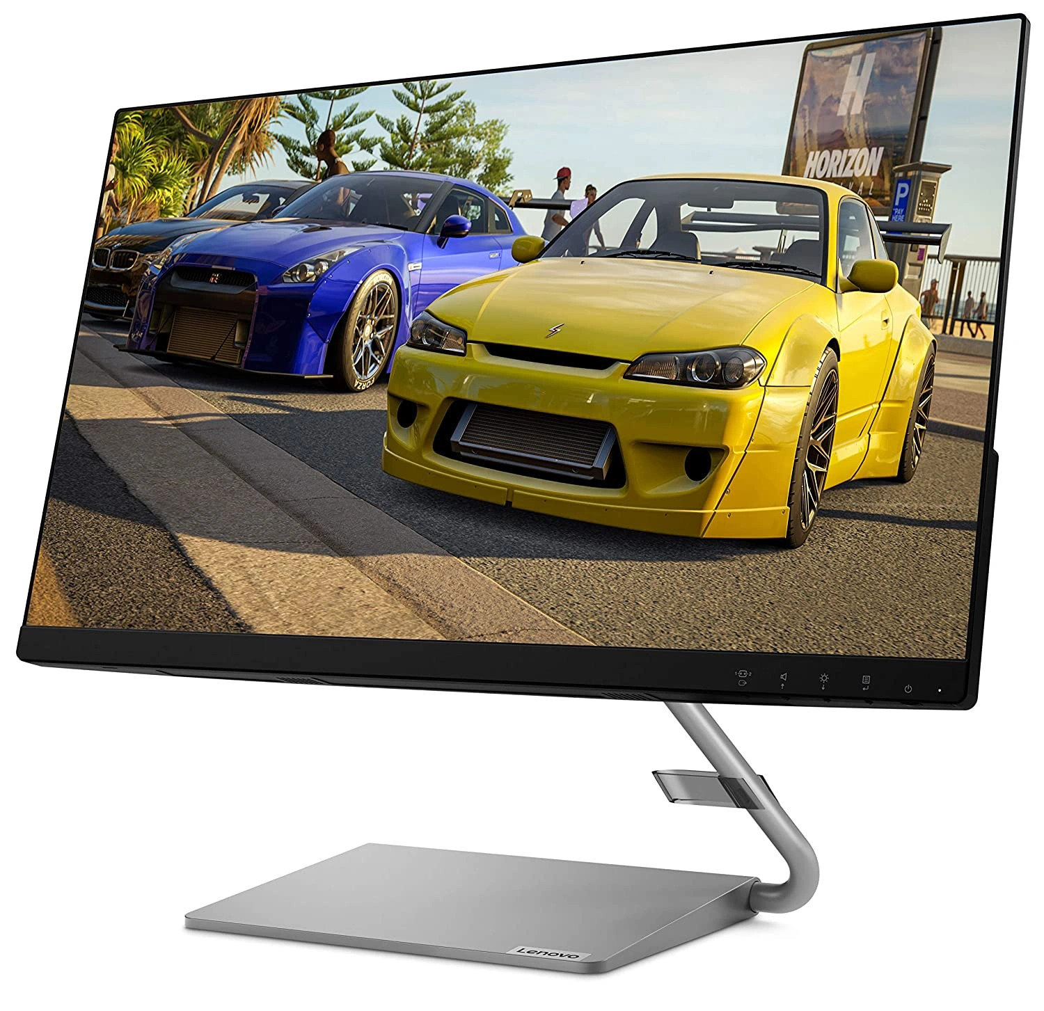 Q24i-10 Lenovo 24-inch FHD Monitor with 75Hz, 4ms, HDMI, VGA, AMD FreeSync, Built in Speaker (Black)-4